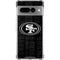 NFL San Franciso 49ers Black & White Google Pixel 7 Pro Clear Case